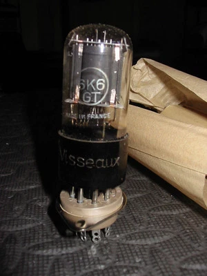 Tubos de vacío Visseaux 6K6GT de colección - Nuevo en caja Hecho en Francia Foto 1 de 4