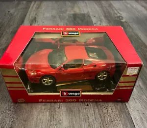 Burago 1:18 FERRARI 360 Modena Code 3358 Red In Box Italy Die Cast - Picture 1 of 9