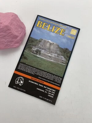 Mapa de referencia del viajero de Belice 1995 segunda edición ITM Foto 1 de 3