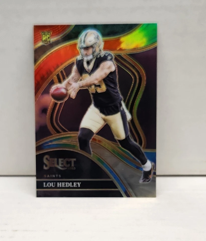 LOU HEDLEY 2023 Select Club Level TIE DYE PRIZM ~ Saints ROOKIE #'d /25 - Image 1 of 2