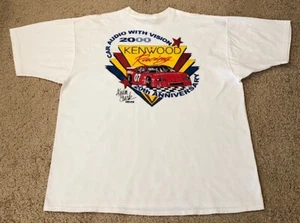 Kenwood Kevin Clark Driver Car Audio With Vision Racing Graphic T-Shirt Size XL - Picture 1 of 5