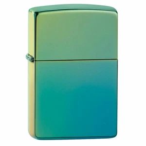 Zippo Windproof Lighter Classic High Polish Teal Metal 49191 - Picture 1 of 3