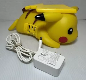 Pokemon Pikachu Phone Charger 3 USB Ports Light Up Cheeks 2017 w/ Adapter Works! - Picture 1 of 11