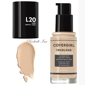COVERGIRL TruBlend Matte Made Liquid Foundation L20 LIGHT IVORY, 1-Count - Picture 1 of 1