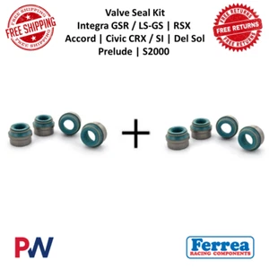 Ferrea Valve Seal Kit For Integra GSR / LS-GS | RSX | Accord | Del Sol | Prelude - Picture 1 of 10