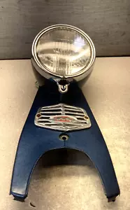 FARO HONDA C110 CA11 C114 C115 CA CON CARCASA DE CUBO PARRILLA REPINTADO AZUL OEM - Imagen 1 de 12