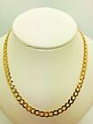 9Ct Yellow Solid Gold Curb Chain ? 5.3Mm - 22" - Cheapest On Ebay