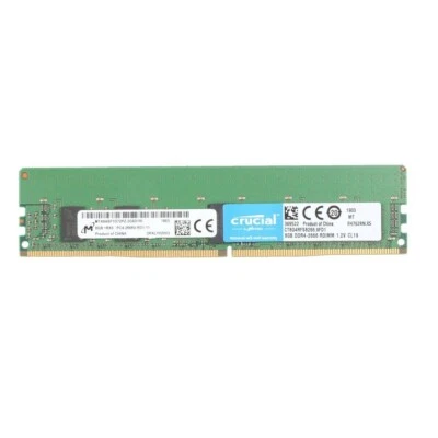 New Crucial 8GB DDR4 2666MHz PC4-21300 ECC Registered  Memory Ram CT8G4RFS8266 - Image 1 of 2
