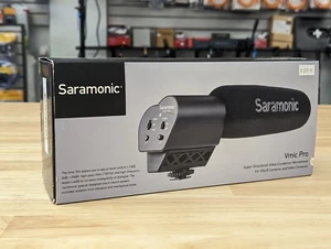 Micro Saramonic Vmic Pro Super Directionnel Condensateur Vidéo Microphone Neuf - Photo 1 sur 3