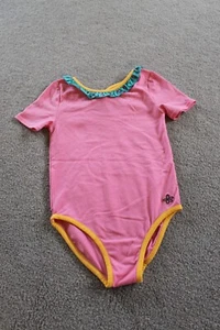 Matilda Jane Girls Size 8 Pink Short Sleeve One Piece Shorts Outfit EUC - Picture 1 of 2