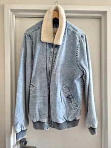Cotton On Womens Denim Jacket Sherpa - 2XL - Picture 1 of 2