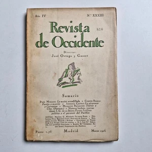 Revista de Occidente N° XXXIII - Guillermo de Torre sobre Jorge Luis Borges - Imagen 1 de 4