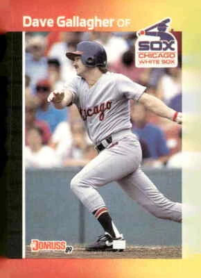 1989 Donruss #384d Dave Gallagher - Image 1 of 2
