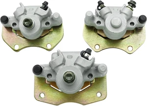 Front Left Right & Rear Brake Calipers W/Pads for Can Am Outlander 330 400 500 6 - Picture 1 of 5
