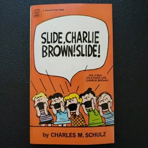Slide Charlie Brown, Slide! - Peanuts paperback - Charles Shulz - 1968 - Imagen 1 de 7