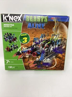 K'NEX Beasts Alive - Insectra Building Kits 138pb, “Pre-Owned” Complete - Image 1 of 4