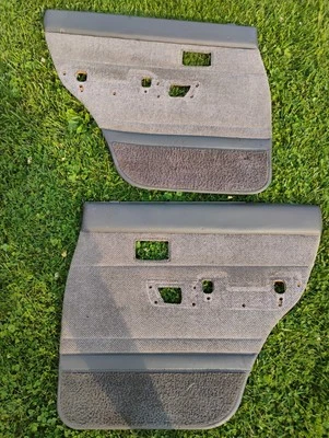 1990-1995 Toyota 4Runner Rear Driver/Passenger Door Panels Gray Cloth/Vinyl OEM — 第 1/4 张图片