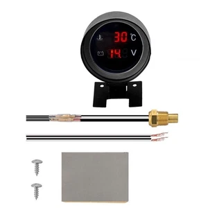 Conjoined Meter Car Truck Water Temp Gauge Conjoined Meter Red Digital - Picture 1 of 8