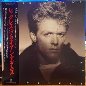 BRYAN ADAMS - Reckless 1984 Rare Original Japanese Vinyl Pressing w/OBI & Lyrics - Picture 1 of 10