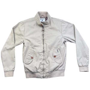 Lambretta Jacket Medium Men's Beige Cotton Harrington Scooter Jacket Mod Weller - Picture 1 of 13