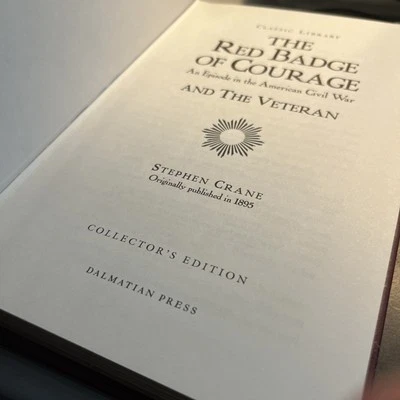 Красный значок мужества, Стивен Крейн, далматинская пресса коллекционное издание - Изображение 1 из 3