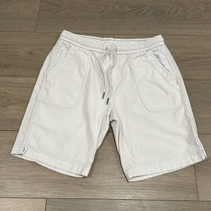 ATHLETA Cream Farallon Bermuda High Waisted Cotton Casual Travel Shorts Size 6 - Picture 1 of 13