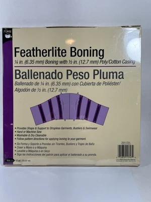 Dritz Featherlite Deshuesado 12yd-Blanco, 565RBTY - Forma Sellada y Soporte Foto 1 de 4