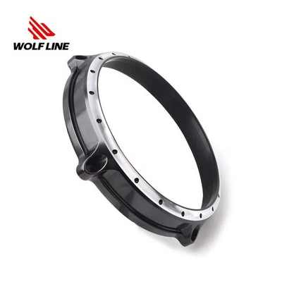 Cubierta de anillo de ajuste de bisel de faros negro de 7" para BMW R Nine T Scrambler 2014-2023 Foto 1 de 4