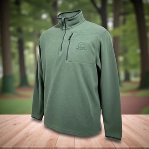 Ducks Unlimited Herren XL Quarter Zip Fleecepullover olivgrün - Bild 1 von 11