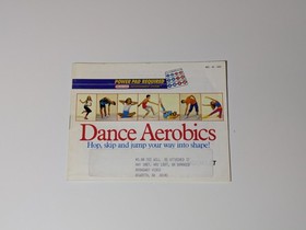 Dance Aerobics (NES, 1989) - Instruction Manual / Booklet Only