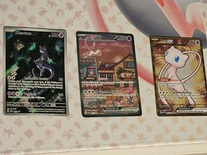 Pokemon 151 UPC Promo Set Mew SVP053 🔥 Mew ex 205/165 Mewtwo SVP052 - Picture 1 of 5