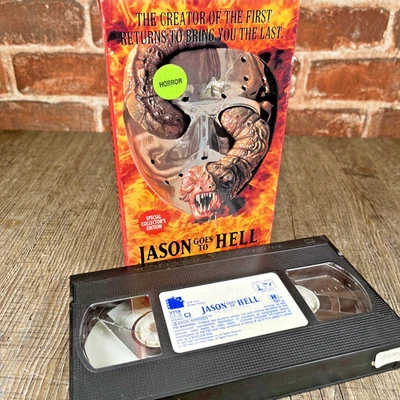Jason Goes To Hell The Final Friday VHS 1993 R 89 Mins. John D. LeMay Erin Gray Foto 1 de 4