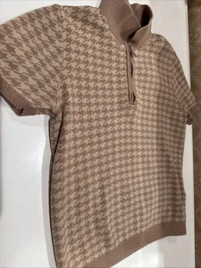 NUEVO NEXT Polo tejido marrón y tostado manga corta niño pequeño talla 3T-4T - Imagen 1 de 4
