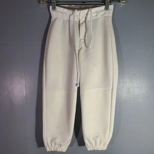 Rawlings White Softball Pants Girls Sz Med 100% Polyester - Picture 1 of 9