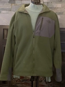 Chaqueta polar The North Face Chimborazo para hombre grande verde forrada sherpa cremallera completa - Imagen 1 de 11