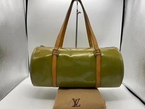 Louis Vuitton Vernis Bedford Hand Bag M91130 Vernis Monogram Green 251024 - Picture 1 of 24