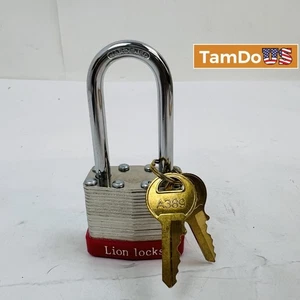 (Lote de 5) Candado León 40mm - Grillete Endurecido, 2 Llaves Incluidas - Imagen 1 de 4