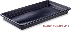 Large Oil Drain Drip Pan Tray Garage Shop Truck Coolant Spill/Leak Catch Dog Bed - Picture 1 of 3