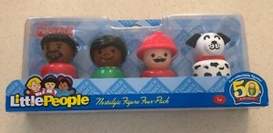 NEU Little People Nostalgic Figure Pack 50th Anniversary AA DAD MOM FEUERWEHRMANN HUND - Bild 1 von 2