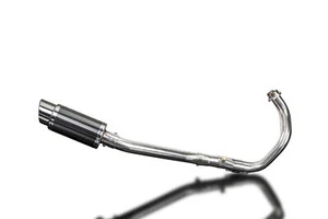 Yamaha XSR700 Delkevic Full 2-1 Exhaust Mini 8" Carbon Fiber Round Muffler 18-19 - Bild 1 von 3