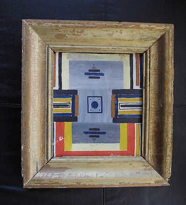 altes Ölbild  Expressionismus  Abstraktion sign. Fleichmann  ? - Bild 1 von 4