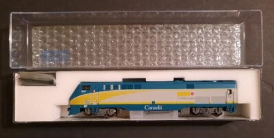 KATO N-Scale 176-6008 VIA Rail GE P42 Genesis #906. DCC READY. BRAND NEW IN BOX. - Image 1 of 4