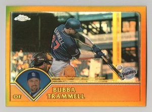 2003 Topps Chrome Gold Refractor #240 Bubba Trammell San Diego Padres ###/449 - Bild 1 von 1