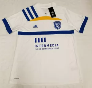 Maglia calcio San Jose Quakes Adidas Aeroready donna taglia L nuova con etichetta Intermedia MLS - Foto 1 di 10