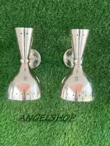 wall sconce mid century 1950's pair Italian Diabolo vintage wall Lamp - Picture 1 of 7