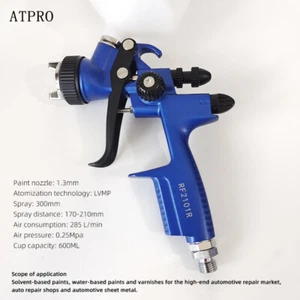 Spray Gun 1500C RP Painting Gun 1.3mm Nozzle Paint Gun Water Based Professional - Bild 1 von 6