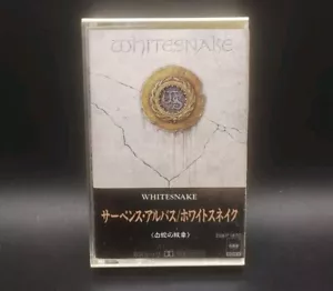 *RARE* Japan Release Whitesnake Self Titled (1987, Cassette) HTF Sony 28KP 1470 - Picture 1 of 13