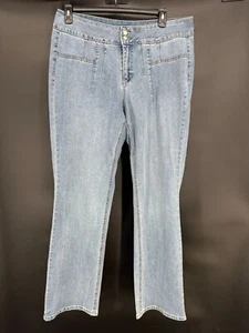 Cato Bootcut Jeans 16W Women’s Light Wash Hi Rise Medium Wash - Picture 1 of 11