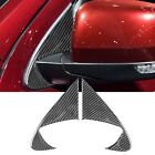 Carbon Fiber Side Mirror Base APillar Panel Cover For Durango Auto Accessories