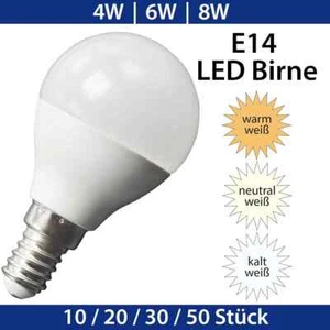 10er Set E14 LED Birne Lampe Leuchtmittel 4W 6W 8W warmweiß neutralweiß kaltweiß - Bild 1 von 15